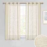Los mejores  - PONY DANCE Cortinas Visillos Modernos -Cortinas Visillos con Ojales para Salón Dormitorio Matrimonio Habitación Juvenil…